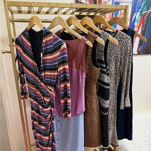 Colorful and Leopard Print Dresses Collection